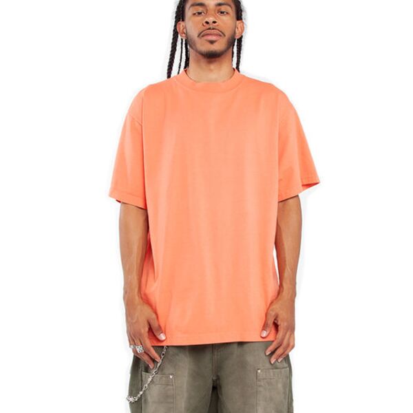 Streetwear Garment-Dyed Crewneck T-Shirt Thumbnail