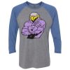 Unisex Triblend Three-Quarter Raglan T-Shirt Thumbnail