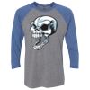 Unisex Triblend Three-Quarter Raglan T-Shirt Thumbnail