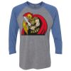 Unisex Triblend Three-Quarter Raglan T-Shirt Thumbnail