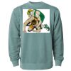 Unisex Midweight Pigment-Dyed Crewneck Sweatshirt Thumbnail