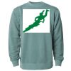 Unisex Midweight Pigment-Dyed Crewneck Sweatshirt Thumbnail