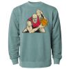 Unisex Midweight Pigment-Dyed Crewneck Sweatshirt Thumbnail