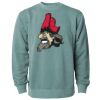Unisex Midweight Pigment-Dyed Crewneck Sweatshirt Thumbnail