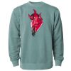 Unisex Midweight Pigment-Dyed Crewneck Sweatshirt Thumbnail