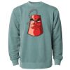Unisex Midweight Pigment-Dyed Crewneck Sweatshirt Thumbnail