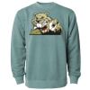 Unisex Midweight Pigment-Dyed Crewneck Sweatshirt Thumbnail