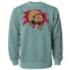 Unisex Midweight Pigment-Dyed Crewneck Sweatshirt Thumbnail
