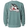 Unisex Midweight Pigment-Dyed Crewneck Sweatshirt Thumbnail