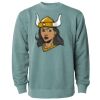Unisex Midweight Pigment-Dyed Crewneck Sweatshirt Thumbnail