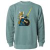 Unisex Midweight Pigment-Dyed Crewneck Sweatshirt Thumbnail