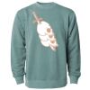 Unisex Midweight Pigment-Dyed Crewneck Sweatshirt Thumbnail
