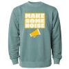 Unisex Midweight Pigment-Dyed Crewneck Sweatshirt Thumbnail