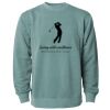 Unisex Midweight Pigment-Dyed Crewneck Sweatshirt Thumbnail