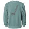 Unisex Midweight Pigment-Dyed Crewneck Sweatshirt Thumbnail